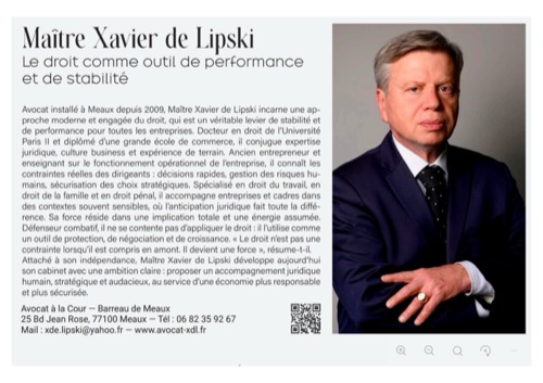 Aperçu du document Forbes · Portrait de Xavier De Lipski — en savoir plus